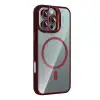 Joko Apple İphone 16 Pro Remim Lensli Magsafe Standlı Kapak - Bordo
