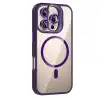 Joko Apple İphone 16 Pro Remim Lensli Magsafe Standlı Kapak - Derin Mor