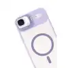 Joko Apple İphone 17 Air Remim Lensli Magsafe Standlı Kapak - Lila