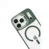 Joko Apple İphone 17 Pro Max Remim Lensli Magsafe Standlı Kapak - Koyu Yeşil