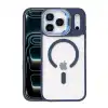 Joko Apple İphone 17 Pro Max Remim Lensli Magsafe Standlı Kapak - Lacivert