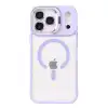 Joko Apple İphone 17 Pro Max Remim Lensli Magsafe Standlı Kapak - Lila