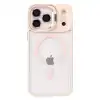 Joko Apple İphone 17 Pro Max Remim Lensli Magsafe Standlı Kapak - Pembe