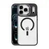 Joko Apple İphone 17 Pro Max Remim Lensli Magsafe Standlı Kapak - Siyah