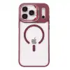 Joko Apple İphone 17 Pro Remim Lensli Magsafe Standlı Kapak - Bordo