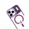 Joko Apple İphone 17 Pro Remim Lensli Magsafe Standlı Kapak - Derin Mor