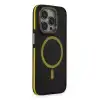 Joko İphone 14 Pro Max Kılıf Rocky Magsafe Kapak - Siyah-sarı