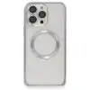 Joko İphone 15 Pro Max Kılıf Metal Bumper Magneticsafe Kapak - Gri