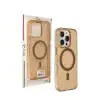 Joko İphone 16 Pro Max Gleam Pc Sert Magsafe Kılıf - Şeffaf-gold