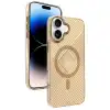 Joko İphone 16 Stella Pc Sert Magsafe Kılıf - Gold
