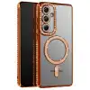 Joko Samsung Galaxy A57 5g Joke Simli Magneticsafe Kılıf - Turuncu