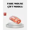 Kablosuz Çift Modlu Mouse – Bluetooth 5.0 + 2.4GHz