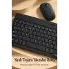 Kablosuz Klavye Mouse Seti Beyaz Türkçe Q