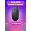 Kablosuz Mouse Fare Şarjlı Bluetooth Wireless Çift Modlu Sessiz