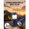 Kamp Feneri Şarj Edilebilir Güneş Enerjili Işıldak USB Şarjlı