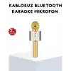 Karaoke Mikrofonu Bluetooth USB AUX Girişli Yankı Efektli