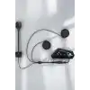 Kask Kulaklığı Motosiklet Intercom Interkom Dinleme Konuşma Özellikli Su Geçirmez