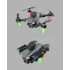 Katlanabilir Drone 1080P Kamera 0-100m Uçuş Mesafeli