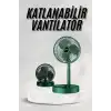 Katlanabilir Teleskopik Şarjlı Fan Masaüstü Soğutucu Vantilatör