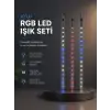 Kayan Yıldız Efektli RGB LED Işık Seti İç ve Dış Mekan Kullanımı