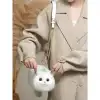 Kedi El Çantası Beyaz