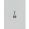Kelebek Detaylı Göbek Piercing
