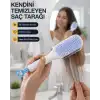 Kendini Temizleyen Ergonomik Saç Tarağı – ABS Gövde, Silikon Diş