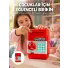 Kırmızı ATM Kasa Tipi Para Biriktirme Kumbarası