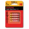 Kodak 4 Adet Çinko Karbon Blister İnce Pil