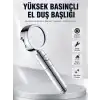 Kolay Montajlı 3 Modlu Yüksek Basınç Duş Başlığı