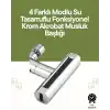 Krom Musluk Başlığı | 4ü 1 Arada Su Çıkışı | Kolay Montajlı