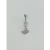 Kuğu Detaylı Göbek Piercing