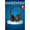Kulak Üstü Kablosuz Bluetooth Kulaklık Yüksek Ses Kaliteli ANC Özelliği