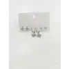 Kutup Yıldızı Detaylı Altılı Küpe