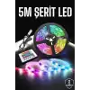 Led Işık 5 Metre Şerit Led RGB Işıklı