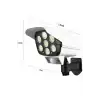 LED Lamba-Güneş Paneli Destekli Uzaktan Kumandalı Solar LED Lamba