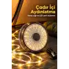 LED Şeritli Kamp Işığı Type C Şarj Girişli