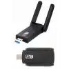 Mbps Wifi Alıcı Kablosuz Wifi Adaptörü Çift Band Çift Antenli Yeni Nesil