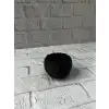 Mini Siyah Dekoratif Saksı 5 cm Modern Masaüstü Bitki Saksısı