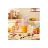 Mini Taşınabilir Mikser 350 Ml Smoothie Makinesi Meyve Sıkacağı Şarj Edilebilir Blender Pembe