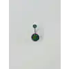 Mistik Topaz Taşlı Göbek Piercing