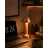 Modern Bronz Mantar Masa Lambası LED Dokunmatik Dekoratif Aydınlatma