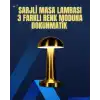 Modern Tasarım Şarjlı Masa Lambası – 1800 mAh Batarya