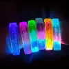 Mor Led Işıklı Baskı Yapılabilen Pilli Bileklik Bilezik 1,5 Cm Genişlik