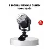Müzik Ritmine Duyarlı Renkli Disko Topu – 7 Modlu Işıklı Parti Lambası