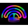 Neon Işıklı Gökkuşağı Masa Gece Lambası Pil+usb