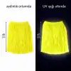 Neon Sarı Hawaii Parti Eteği 40 Cm
