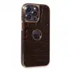 Newface Apple İphone 14 Pro Max Kılıf Snake Kapak - Bordo