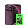Newface Apple İphone 18 Pro Max Raze Metal Kamera Lens - Bordo