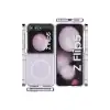 Newface Samsung Galaxy Z Flip 5 Kılıf Magneticsafe Şeffaf Silikon - Şeffaf